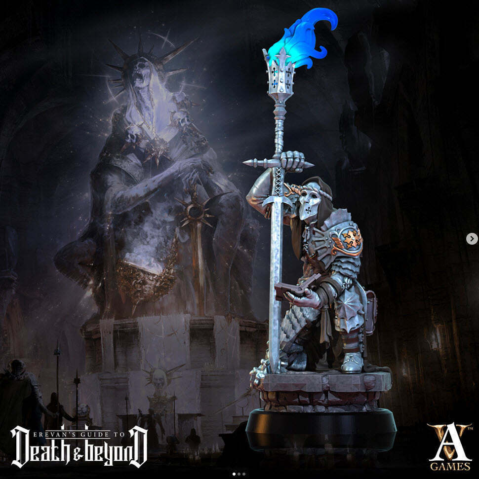 3D Printed Archvillain Games Penitent Cleric Death and Beyond 28 32mm D&amp;D - $7.82+