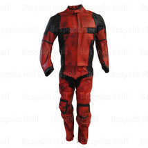 New Men Ryan Reynolds DeadPool Movie Motorcycle Gear Leather Two Piece Suit-399 - £299.15 GBP