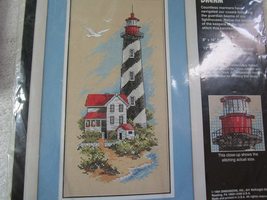 Dimensions Stamped Cross Stitch Kit - A Lighthouse Dream 8&quot; by 16&quot; Frame... - £17.05 GBP