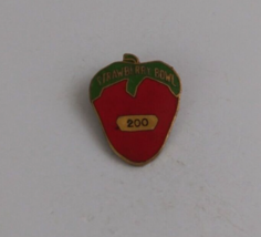 Vintage Strawberry Bowl 200 Bowling Lapel Hat Pin - £5.68 GBP