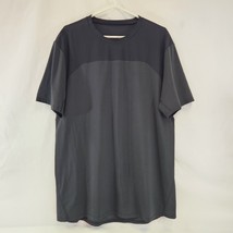 Lululemon Mens Large Black Athletic Tee Shirt Short Sleeve Athletic 3 Stitch - £22.88 GBP