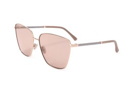 Jimmy Choo Sunglasses JC LAVI-S BKU2S 60mm Gold Nude / Pink Flash Silver... - $2,509.66 MXN