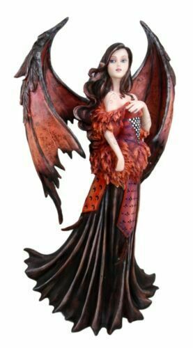 Amy Brown Fantasy Large Autumn Gothic Fairy Dracula Collector Figurine 17.5"H