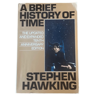 A Brief History of Time Softcover Book Stephen Hawking 10th Anniversary Edition - £6.73 GBP