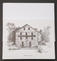 Waynesboro Pennsylvania Artist Robert Morrow Note Cards Blank Pack Of 10 (D) - £6.35 GBP