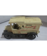 Heavy Cast Iron Coca Cola Coke Delivery Truck Part of Decal and wheel off - £3.49 GBP
