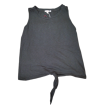 SUNDRY Womens Tank Top Slub Jersey Soft Minimalistic Black Size S - £27.36 GBP