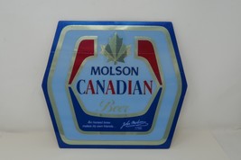 Molson Canadian Beer Cardboard Plastic Sign - £23.59 GBP