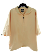 Ashworth Weather Systems Mens Golf Shirt Quarter Zip Yellow/Gold: Size XL - $25.53 CAD