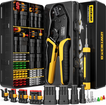 Waterproof Automotive Wire Connectors Kit w/ Ratchet Crimper 1-4 Pin 24-... - €37,23 EUR