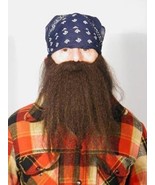 HMS DARK BROWN HUNTING MUSTACHE &amp; BEARD ADULT HALLOWEEN COSTUME ACCESSOR... - $9.78