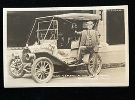 Alex Semrau &amp; His 1908 Buick Ortonville Minnesota RPPC Postcard - £15.62 GBP