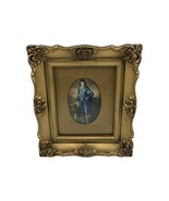 Vintage BLUE BOY Print in Glided Gold Frame 7x 6 by Thomas Gainsborough - $30.44