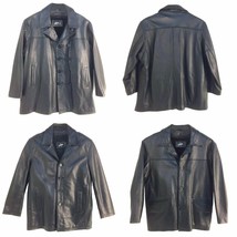 Anjum,Vintage, Men Button Up Front Genuine Leather 3/4 Length Coat, See ... - $247.50+