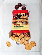 Nabisco Italian Meatballs Warm Welcome Snacks 1964 Vintage Print Ad - $11.38 CAD
