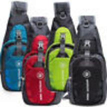 Nylon Sling Bag Backpack Crossbody Shoulder Chest Cycle Daily Travel - $22.34