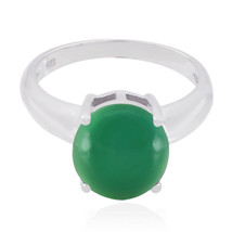 Bague en argent sterling 925 avec onyx vert Bijoux bure pour cadeau de... - £12.17 GBP