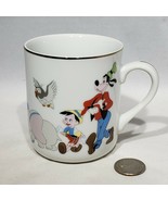 Vintage Disneyland Walt Disney World Productions Gold Trim Coffee Mug Cu... - £15.62 GBP