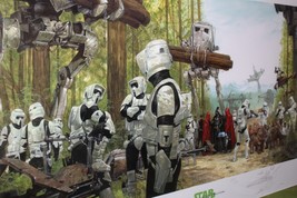 Star Wars Breaking Ground Imperial Base Camp Moon Of Endor Dave Dorman Signed - $470.24