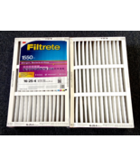 2 PACK - 3M Filtrete Allergen Bacteria &amp; Virus Deep Pleat Filters 16x25x4 - £29.60 GBP