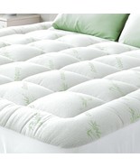 Ultra Soft Queen Size Mattress Topper - Viscose Made From Bamboo Pillow,... - $58.98