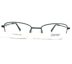 Esprit Petite Eyeglasses Frames 9153 COLOR-038 Polished Black Half Rim 4... - £29.47 GBP