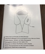 Shiatsu Neck, Shoulder &amp; Waist Massager with Heat Deep Tissue 3D Kneading - £27.45 GBP