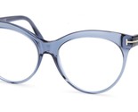 NEW TOM FORD TF5827-B 090 Blue Eyeglasses Frame 55-16-140mm B48mm Italy - $151.89