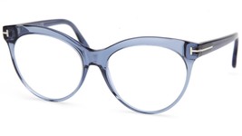 NEW TOM FORD TF5827-B 090 Blue Eyeglasses Frame 55-16-140mm B48mm Italy - £119.32 GBP