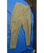 VINTAGE SWISS MILITARY WWII WOOL BLUE NCO INFANTRY BLACK STRIPE TROUSERS... - €32,25 EUR