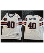 Gale Sayers Chicago Bears Mitchell &amp; Ness Throwback NFL White Away Jerse... - $74.24