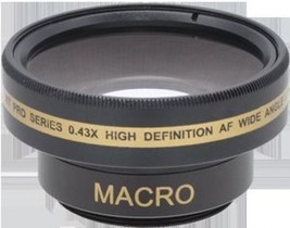 Wide Lens For Sony DCR-DVD203E DCR-SR40 DCRDVD405 DCR-DVD200 DCR-DVD203KIT1 - £15.49 GBP