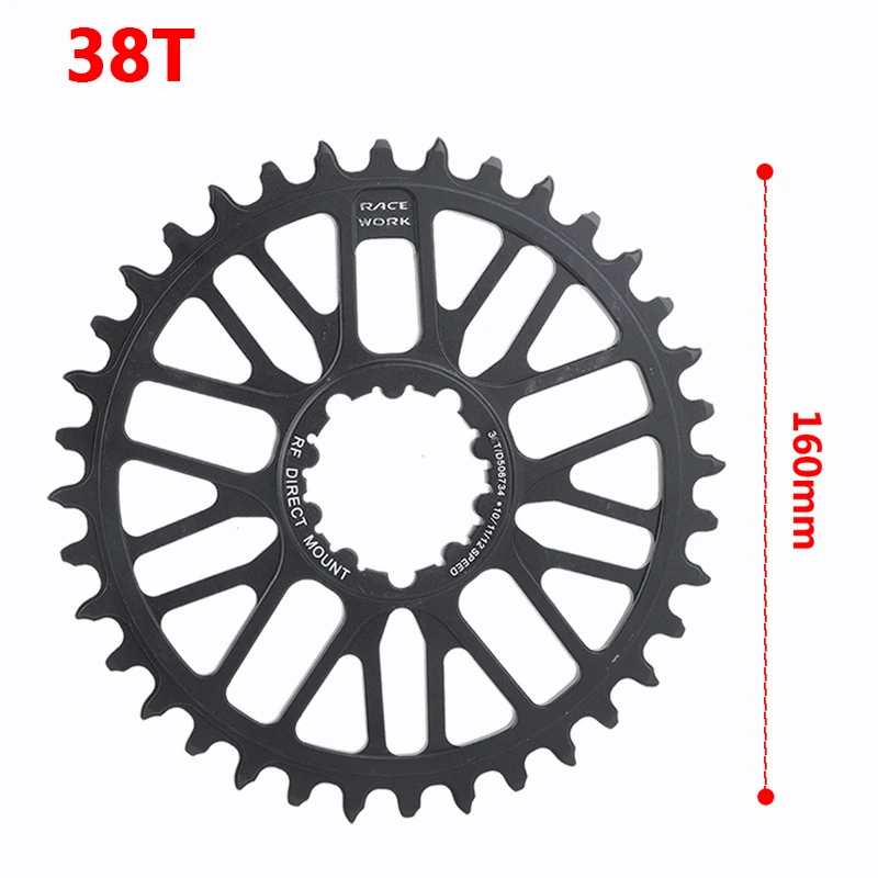 Racework Gxp Road Bicycle Chainring Mtb Bicycle Road Bike 32T 34T 36T 38T Crown - £96.40 GBP