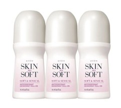Avon Skin So Soft ROLL-ON Deodorant | 3 Value Pack | 2.6OZ Each - $15.99