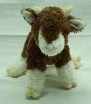 Douglas Soft Brown & White Goat 6" Plush Stuffed Animal Toy - £11.61 GBP