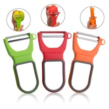 3Pcs/Set Originality Fruit vegetables peeler knife household plastic Gad... - $9.00