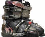 Tecnica Entry X Black Ski Boots MENS US 9.5 EU 42.5 Comfort Fit 314mm - £27.21 GBP
