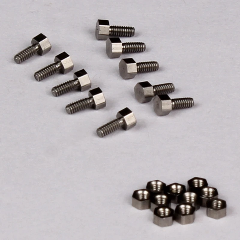 10pcs Stainless Steel 1.6/1.2 Hexagon Screw Nut for 1/14 Tamiya RC Truck... - $4.90