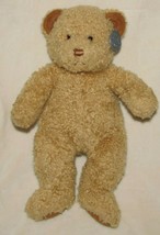 Princess Soft Toys Stuffed Plush Curly Teddy Bear Tan Brown 1999 14&quot; - £62.14 GBP