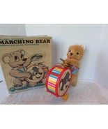 Vintage Amico Toy Marching Bear with Cymbal Battery Op. Not Working Japa... - $35.15
