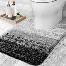 Luxury Toilet Rugs U-Shaped 24X20, Extra Soft and Absorbent Microfiber B... - $23.72