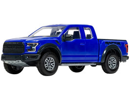 Skill 1 Model Kit Ford F-150 Raptor Blue Snap Together by Airfix Quickbuild - £33.66 GBP