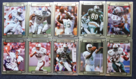 1990 Action Packed Miami Dolphins Team Set of 10 Football Cards - £5.50 GBP