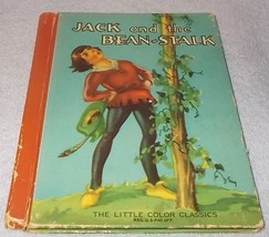 Jack and the Bean Stalk Book Little Color Classic 1938 McLoughlin - £11.90 GBP