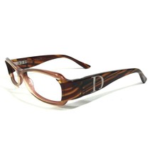 Christian Dior CD3144 D7N Eyeglasses Frames Clear Brown Wood Grain 50-15-130 - $111.99