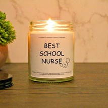 Best School Nurse Candle | School Nurse Gift | School Nurse Gift Basket Ideas | - £15.71 GBP