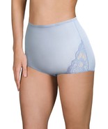 3 Shadowline Nylon Full cut Briefs side lace Style 17082 Size 7 Perifrost - £28.41 GBP
