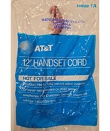 Vintage NOS AT&amp;T 12&#39; Handset Spring Cord Teaberry H4DU 146 - £7.79 GBP