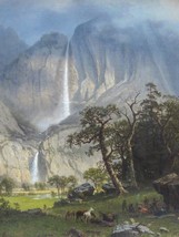 Yosemite Falls by Albert Bierstadt available as Giclee Art Print + Ships... - $39.00+
