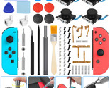 68In1 Repair Tool Kit For Nintendo Switch Joy Con 3D Analog Joystick Thu... - $32.29